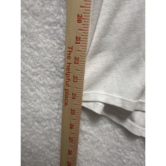 Lululemon Long Sleeve Shirt S White Hold Tight Hip Length Modal Casual Light - Picture 6 of 7